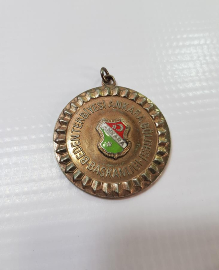 BEDEN TERBİYESİ ANKARA BÖLGESİ BAŞKANLIĞI MİNELİ MADALYA