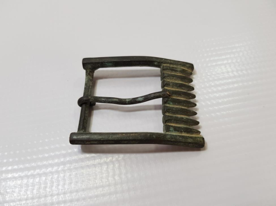 1. DÜNYA SAVAŞI MERMİ FORMLU ÇOK NADİR SUBAY KEMER TOKASI