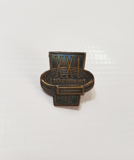 ANKARA 1962 BALKAN OYUNLARI BRONZ MADALYA ROZET