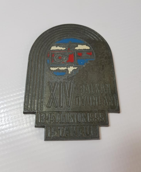 1955 İSTANBUL 14. BALKAN OYUNLARI MADALYASI