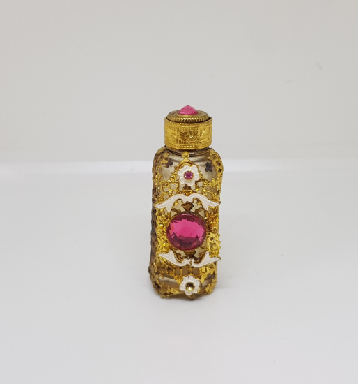 ÜZERİ ALTIN VERMEYLİ ANTİKA KAPAKLI KOKULUK