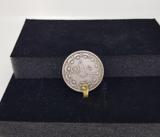 SULTAN MEHMET REŞAT HAN DÖNEMİ GÜMÜŞ 5 KURUŞ MECİDİYE