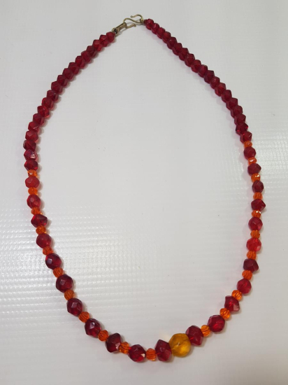 OSMANLI DÖNEMİ BEYKOZ CAM GERDANLIK