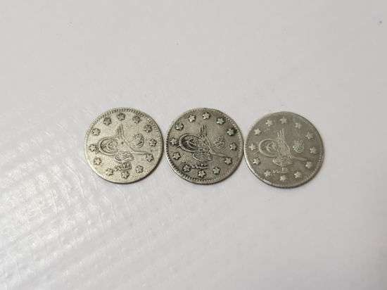 SULTAN ABDÜLHAMİD HAN DÖNEMİ GÜMÜŞ 1 KURUŞ LOTU