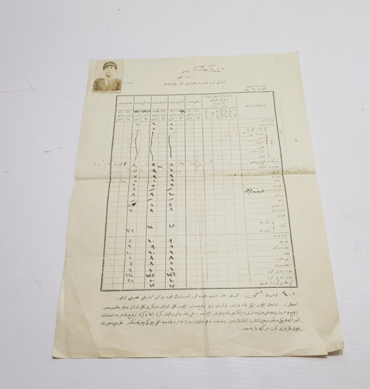 OSMANLICA ÜSKÜDAR ERKEK LİSESİ DİPLOMA