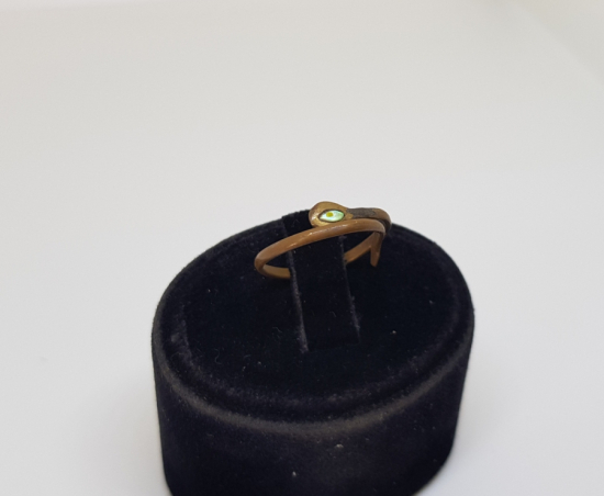 OSMANLI DÖNEMİ EL YAPIMI YILAN FORMLU YÜZÜK