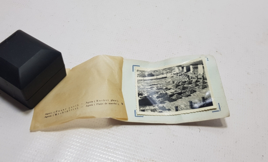 ORİJİNAL KORUMASINDA ANTİKA SİYAH-BEYAZ AGORA GÖRSELLİ FOTOĞRAF