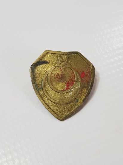 KORE SAVAŞI DÖNEMİ AY YILDIZLI SUBAY ŞAPKA KOKARTI