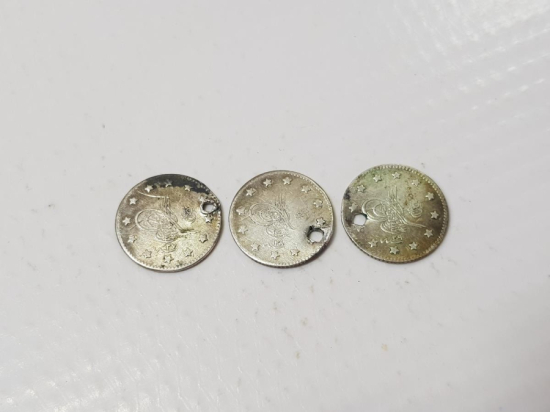 SULTAN ABDÜHAMİD HAN DÖNEMİ GÜMÜŞ 1 KURUŞLAR