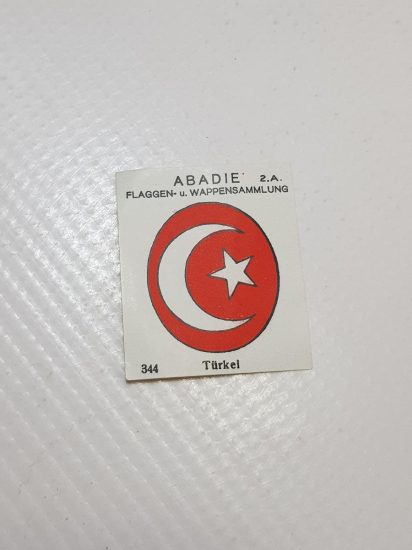 OSMANLI BAYRAKLI ÇİKOLATA KARTI