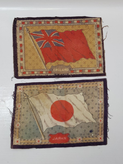 2. DÜNYA SAVAŞI DÖNEMİ KADİFE JAPONYA VE İNGİLTERE BAYRAĞI