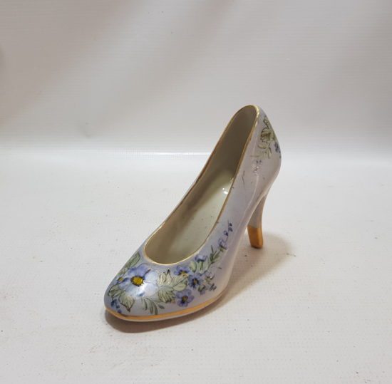 OSMANLI DÖNEMİ NADİR FORMDA EL BOYAMA VAZO