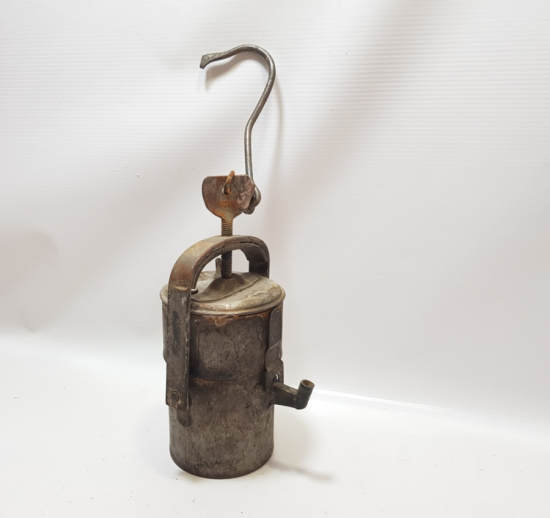 OSMANLI DÖNEMİ EL YAPIMI MADENCİ FENERİ