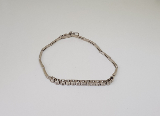 PIRLANTA TAŞLI SU YOLU BİLEKLİK