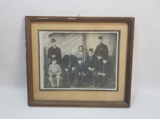 OSMANLI SUBAY VE AİLESİ FOTOĞRAFI