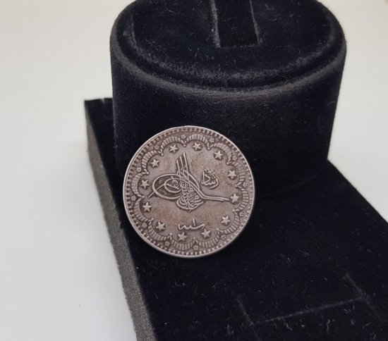 SULTAN MEHMET REŞAT HAN DÖNEMİ GÜMÜŞ 5 KURUŞ MECİDİYE