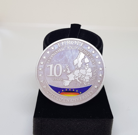 GÜMÜŞ VE ALTIN KAPLAMA AVRUPA BİRLİĞİ MADALYASI