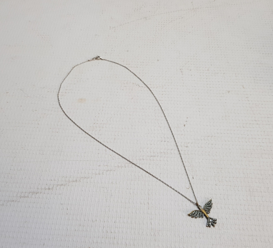 ANKA KUŞU TEMALI GÜMÜŞ KOLYE