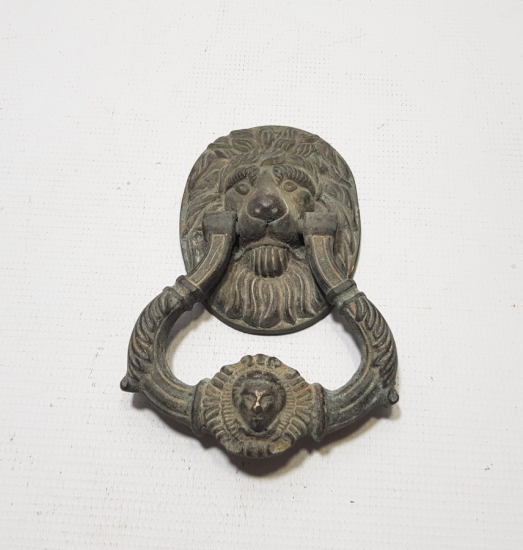 OSMANLI DÖNEMİ ANADOLU ASLANI VE MELEK BAŞLI RUM İŞİ NADİR KAPI TOKMAĞI