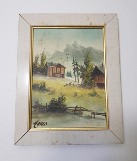 ANTİKA İMZALI YAĞLI BOYA TABLO