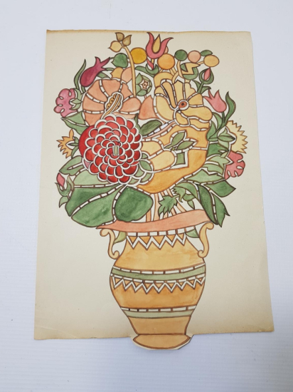 OSMANLI DÖNEMİ EL BOYAMA RESİM