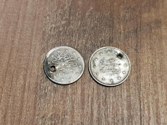 SULTAN ABDÜLHAMİD DÖNEMİ GÜMÜŞ 2 KURUŞ LOTU