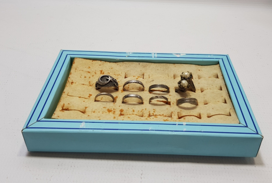 GÜMÜŞ KAPLAMA ANTİKA YÜZÜK LOTU