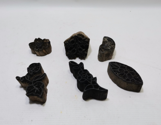 OSMANLI DÖNEMİ EL YAPIMI AHŞAP TOKAT BASKI KALIBI LOTU