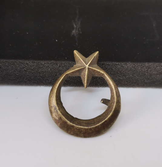 OSMANLI DÖNEMİ NADİR AY YILDIZLI SUBAY ŞAPKA KOKARTI