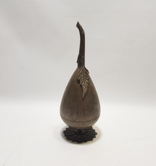 ÜZERİ KALEM VE KABARTMA İŞÇİLİKLİ OSMANLI DÖNEMİ GÜMÜŞ GÜLEBDAN