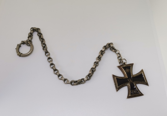 1. DÜNYA SAVAŞI DÖNEMİ 1. DERECE GÜMÜŞ OSMANLI SUBAYLARINA VERİLMİŞ ALMAN DEMİR HAÇ MADALYASI