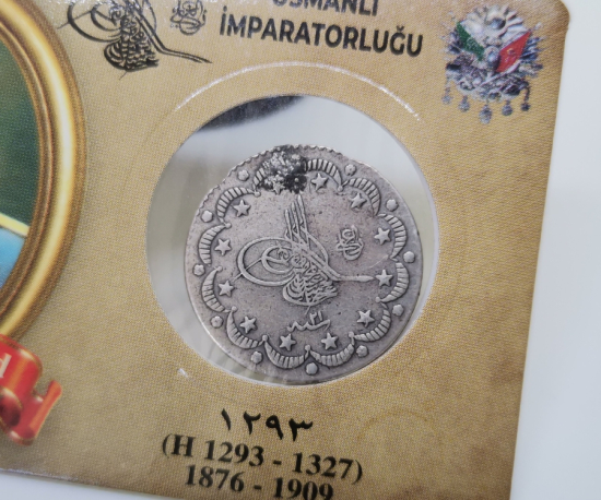 ABDULHAMİT HAN DÖNEMİ 21. CULUS ÇOK NADİR GÜMÜŞ 5 KURUŞ