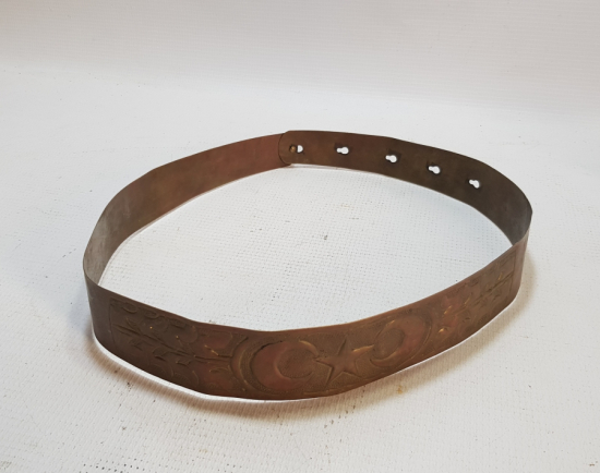 ÜZERİ AY YILDIZLI ANTİKA GELİN KEMERİ