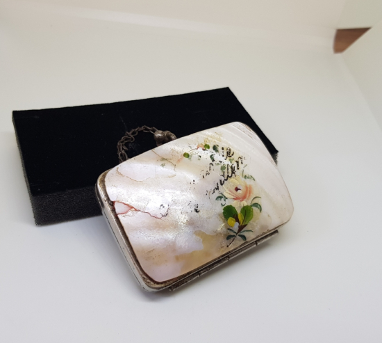 OSMANLI DÖNEMİ SEDEF İŞÇİLİKLİ LEVANTEN İŞİ NADİR BOZUK PARA CÜZDANI