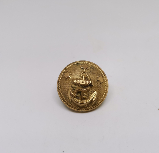 ERMENİ USTA YAPIMI OSMANLI DÖNEMİ DENİZCİ SUBAY DÜĞMESİ