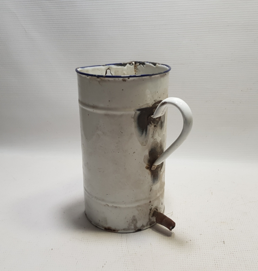 1. DÜNYA SAVAŞI DÖNEMİ ÇEKOSLAVAK YAPIMI ÇOK NADİR EMAYE SERUM ŞİŞESİ