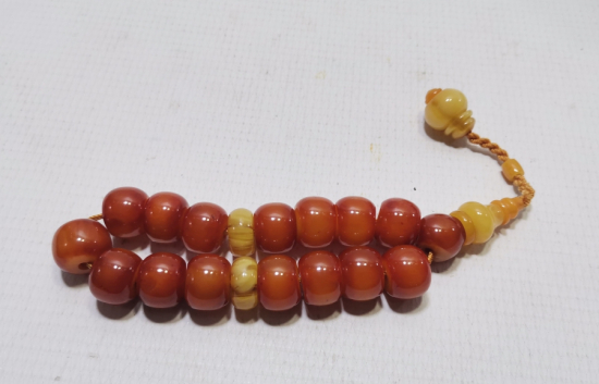 OSMANLI DÖNEMİ SIKMA KEHRİBAR TESPİH