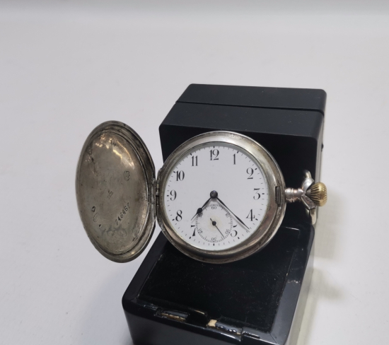 İNGİLİZLERİN OSMANLI PAZARI İÇİN YAPTIĞI AVCI KASA NADİR GÜMÜŞ CEP SAATİ