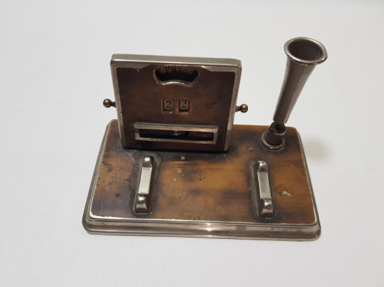 ANTİKA MASAÜSTÜ TAKVİMLİ KALEMLİK