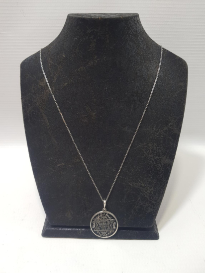 TILSIMLI GÜMÜŞ KOLYE