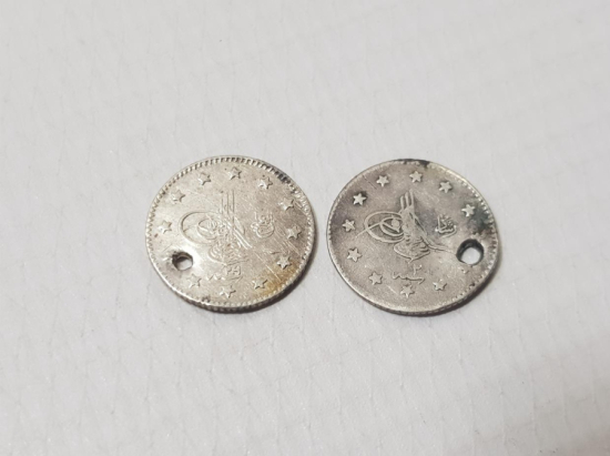 SULTAN ABDÜLHAMİD VE MEHMED REŞAD DÖNEMİ 2 KURUŞ LOTU