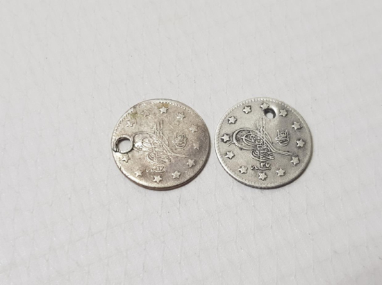 SULTAN ABDÜLHAMİD HAN DÖNEMİ GÜMÜŞ 1 KURUŞ LOTU