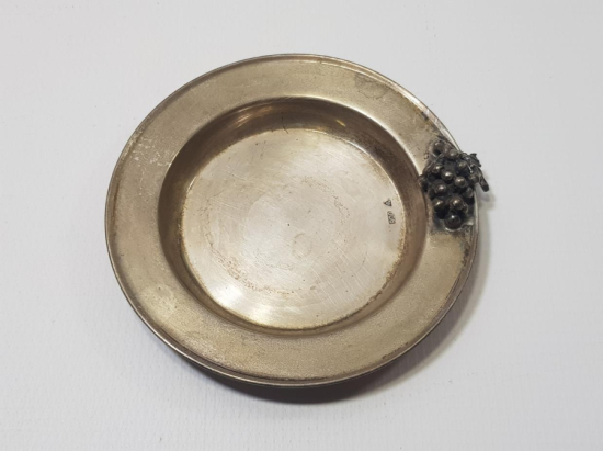 ÜZÜM SALKIMI APLİKELİ GÜMÜŞ ÇEREZLİK