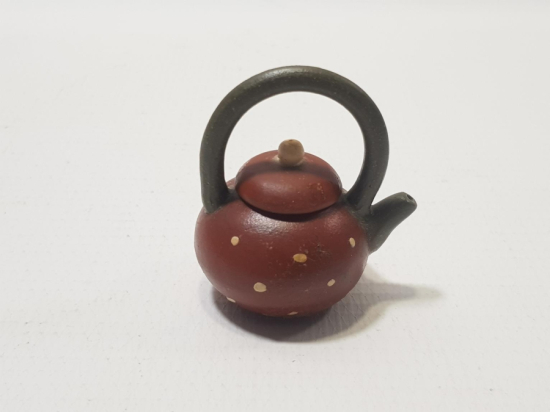 ANTİKA TERRACOTA MİNİ ÇAYDANLIK