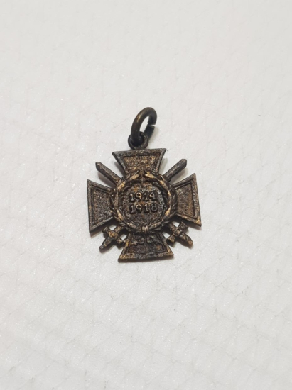 1. DÜNYA SAVAŞI MİNYATÜR KILIÇLI DEMİR HAÇ MADALYASI