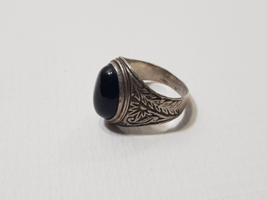 ANTİKA OLTU TAŞLI GÜMÜŞ YÜZÜK