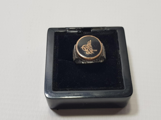 OSMANLI TUĞRALI GÜMÜŞ YÜZÜK