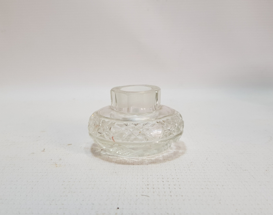 KRİSTAL KESME İŞÇİLİKLİ OSMANLI DÖNEMİ CAM HOKKA