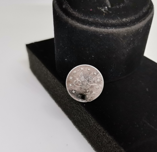 SULTAN MEHMED REŞAD DÖNEMİ GÜMÜŞ 1 KURUŞ MECİDİYE PARA