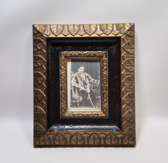 ASKERİ KIYAFETLER İÇİNDE ABDÜLHAMİD HAN KARTPOSTAL